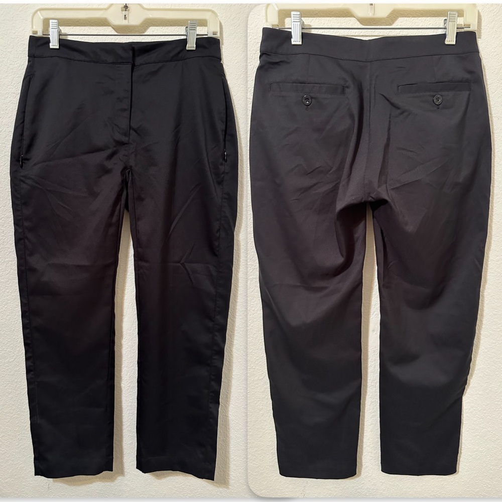 EUC MAGGIE LANE Ankle Length Straight Leg Black Chino Dress Pants